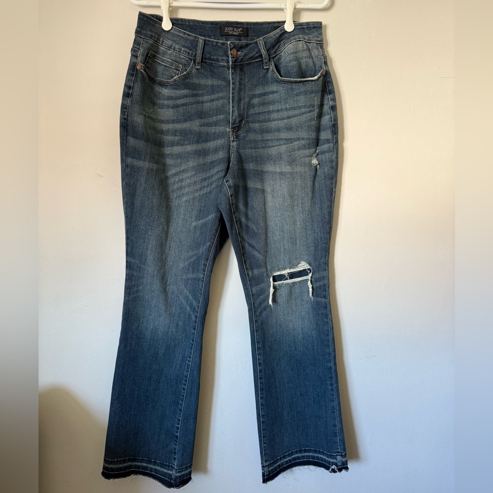 Judy Blue Dark Blue Flare Jeans